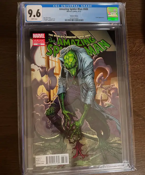 Amazing Spider-Man #688 variant CGC 9.6